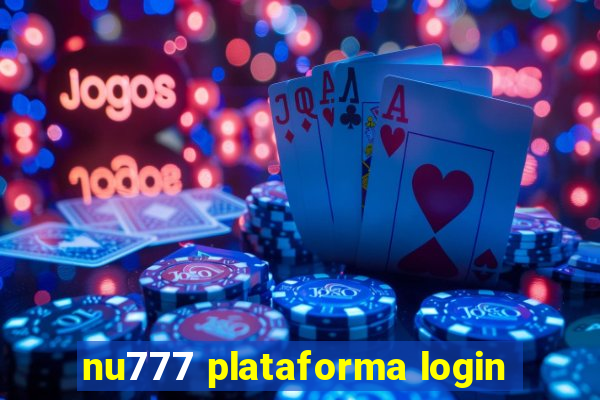 nu777 plataforma login